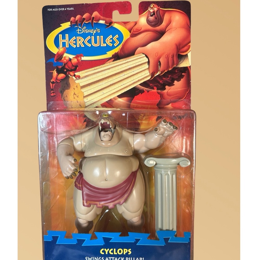 Mattel‎ Disney Hercules Cyclops Action Figure 1997 Vintage 16885 New NIP